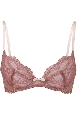 Gossard Dekolleté-BH Lace Natural Push-Up BH Cinder Rose (Balcony BH, 1-tlg., Spitze/Netz) besonders tief Ausgeschnitten zaubert ein umwerfendes Deokolletee - Verkäufer: maria-dee