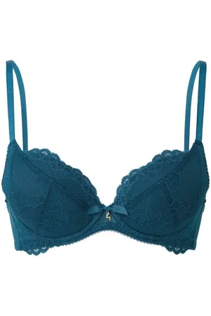 Gossard Dekolleté-BH Lace Push-Up BH Inkblue (Push-Up, 1-tlg., Spitze/Netz) verführerisch sexy - Verkäufer: maria-dee
