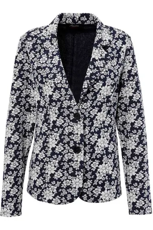 Aniston Sweatblazer mit ausdrucksvollem Blumenmuster - NEUE KOLLEKTION
