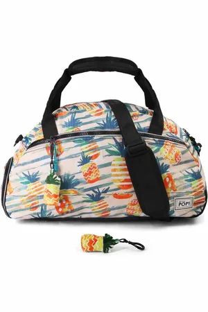 Oh My Pop! Sporttasche Ananas Tasche Reisetasche Freizeittasche Schultasche, verstellbarer Schultergurt - Verkäufer: okluge