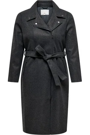 ONLY Langmantel CARAUGUSTA LIFE BIKER COAT OTW mit Biker Details