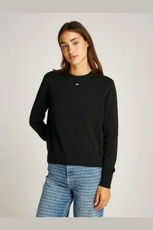 Tommy Hilfiger Rundhalspullover TJW ESSENTIAL CREW SWEATER EXT in Großen Größen, Rundhals