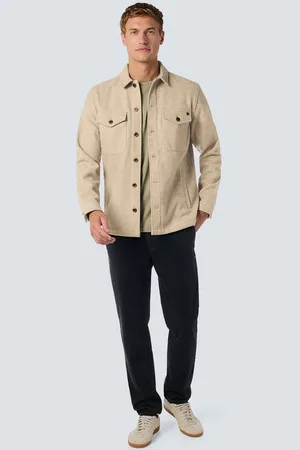No Excess Langarmshirt Overshirt Button Closure Melange - Verkäufer: Lehmann Moden