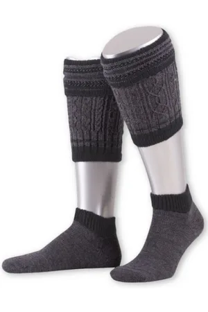 LUSANA Trachtensocken Flachstrick-Loferl - L2451 - anthrazit, jägeroliv, marine - Verkäufer: Alpenwahnsinn Tracht & Lifestyle