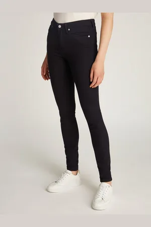 Tommy Hilfiger Skinny-fit-Jeans COMO Skinny Regular Waist mit Logo-Badge, in Knöchellänge