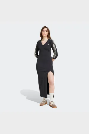 adidas Shirtkleid LEO MAXI DRESS (1-tlg)
