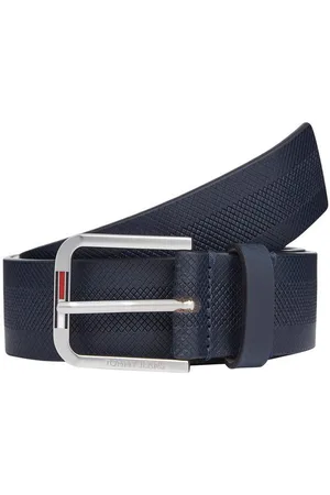 Tommy Hilfiger Ledergürtel TJM AUSTIN 3.5 Einfachdornschließe mit Logo, weiche Haptik