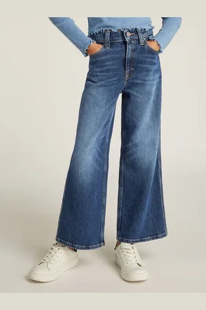 Tommy Hilfiger Weite Jeans MABEL DARK WASH mit Logostickereien