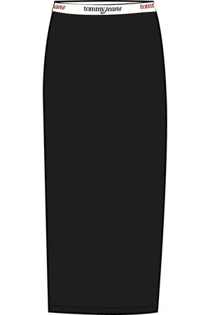 Tommy Hilfiger Strickrock TJW TAPE MIDI KNIT SKIRT mit Logoschriftzug