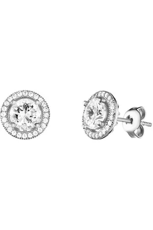 JULIE JULSEN Paar Ohrstecker 925 Silber rhordiniert Zirkonia