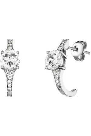JULIE JULSEN Paar Ohrstecker 925 Silber rhodiniert Zirkonia