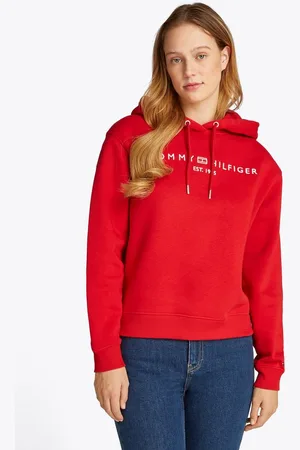 Tommy Hilfiger Kapuzensweatshirt MDRN REG CORP LOGO HOODIE mit gesticktem Logo-Schriftzug