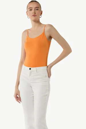 Comma, Shirttop Elastisches Top mit Spaghettiträgern Riegel - Verkäufer: s.Oliver