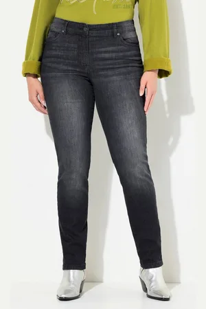 Ulla Popken Regular-fit-Jeans Jeans Sarah Ziersteine schmales Bein - Verkäufer: Popken Fashion Group