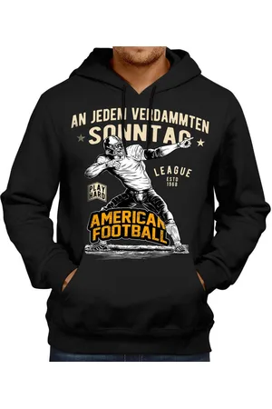 LOBO NEGRO Kapuzensweatshirt Hoodie für American Football Fans: An jedem verdammten Sonntag - Verkäufer: RAHMENLOS®