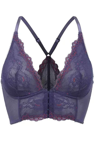 Gossard Longline-BH Lace Longline V-Bügel BH mit Frontverschluss Eclipse (Longline BH, 1-tlg., Spitze/Netz) - Verkäufer: maria-dee