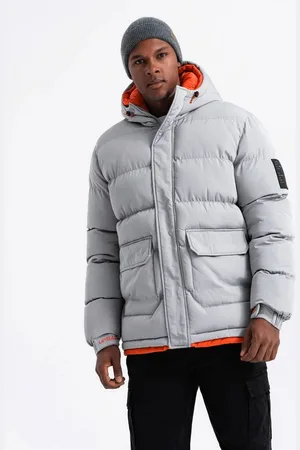 Ombre Clothing Winterjacke Sportliche, warme Herrenjacke mit doppelter Kapuze - Verkäufer: