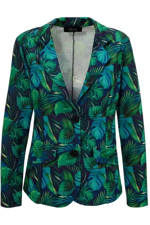 Aniston Jerseyblazer mit großflächigem und abstraktem Blättermuster - NEUE KOLLEKTION