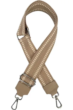 Adel Bags Schulterriemen Taschengurt Taupe, Verstellbarer Taschenriemen, 5cm Breit hergestellt in Italien - Verkäufer: