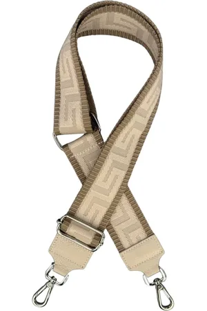Adel Bags Schulterriemen Taschengurt Beige, Verstellbarer Taschenriemen, 5cm Breit hergestellt in Italien - Verkäufer: