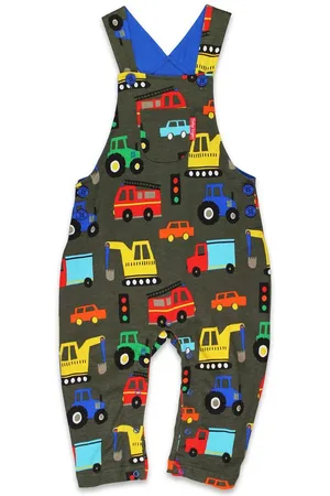 Toby Tiger Latzhose Latzhose mit Fahrzeug Print - Verkäufer: GmbH