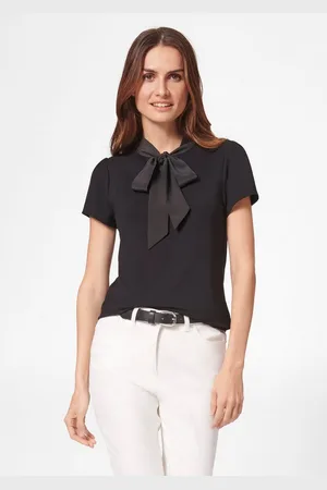 Madeleine Kurzarmshirt Edel-Shirt mit Schluppe - Verkäufer: Premio Fashion GmbH
