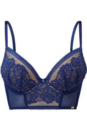 Gossard Longline-BH Encore Push-Up Longline BH Imperial Blue (Longline BH, 1-tlg., glatte Spitze) - Verkäufer: maria-dee