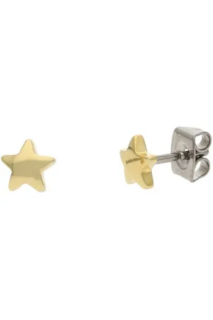 Boccia Paar Ohrstecker Kinderohrstecker Stern 05078-02 Titan vergoldet (kein Set, 2-tlg., inkl. edelm Schmucketui) - Verkäufer: Juwelier-Bacak