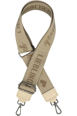 Adel Bags Schulterriemen Taschengurt Beige, Verstellbarer Taschenriemen, 5cm Breit hergestellt in Italien - Verkäufer: