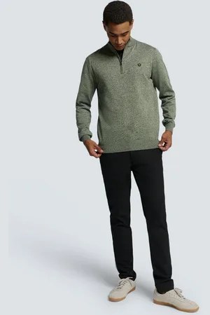 No Excess Strickpullover Pullover Half Zip 2 Coloured Melange - Verkäufer: Lehmann Moden