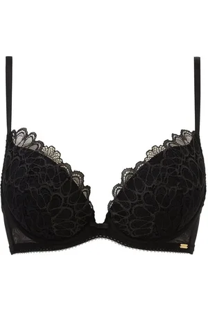 Gossard Dekolleté-BH Swirl Push-Up BH Black (Push-Up, 1-tlg., glatte Spitze) verführerisch sexy - Verkäufer: maria-dee
