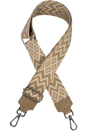 Adel Bags Schulterriemen Taschengurt Taupe, Verstellbarer Taschenriemen, 5cm Breit hergestellt in Italien - Verkäufer: