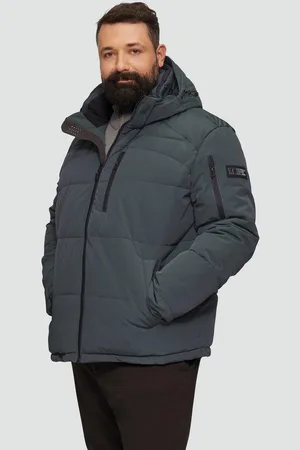 QS by s.Oliver Outdoorjacke Wasserabweisende Steppjacke mit abnehmbarer Kapuze Artwork - Verkäufer: