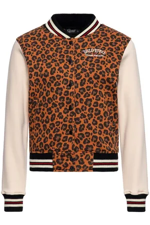 Queenkerosin Collegejacke Wild Rebel (1-St) im Leo-Look - Verkäufer: Deinetrends