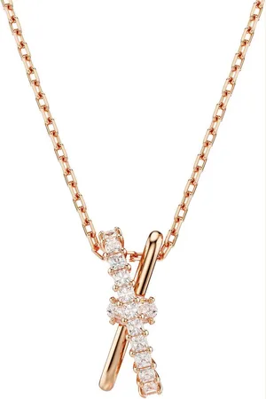 Swarovski Kette mit Anhänger Schmuck Geschenk Halskette Hyperbola Twist, 5689723, 5689788, mit ® Zirkonia (synth)