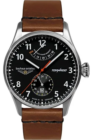 Bauhaus Automatikuhr Tornado 2790-2, Armbanduhr, Herrenuhr, Made in Germany, Mechanische Uhr, Lederarmband