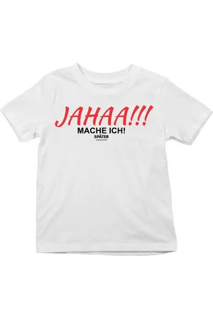 Youth Designz T-Shirt "JAHAA mache ich später" Kinder T-Shirt Mädchen & Jungen witzig Print mit Lustigen Aufdruck für Kinder - Verkäufer: EmDa Trading GmbH