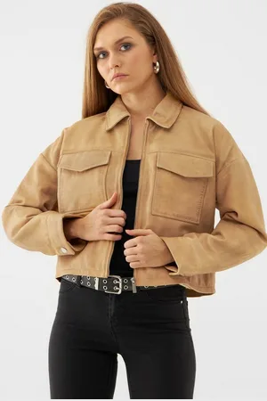 Bolongaro Lederjacke DAISY Weiches Leder, gewalktes Finish, Taschendetails - Verkäufer: GoJungo GmbH