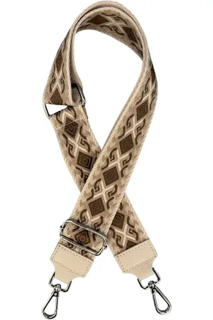 Adel Bags Schulterriemen Taschengurt Beige, Verstellbarer Taschenriemen, 5cm Breit hergestellt in Italien - Verkäufer: