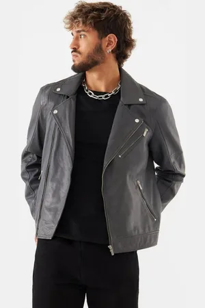 Bolongaro Lederjacke WOUT BIKER Weiches Leder, gewalktes Finish, Panel-Details - Verkäufer: GoJungo GmbH