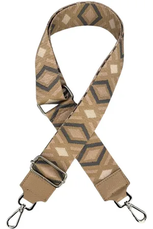 Adel Bags Schulterriemen Taschengurt Taupe, Verstellbarer Taschenriemen, 5cm Breit hergestellt in Italien - Verkäufer: