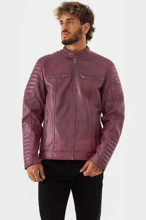 Bolongaro Lederjacke DANNY RACER Weiches Leder, gewalktes Finish, Panel-Details - Verkäufer: GoJungo GmbH