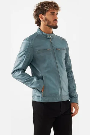 Bolongaro Lederjacke JASPER RACER Weiches Leder, gewalktes Finish, Panel-Details - Verkäufer: GoJungo GmbH