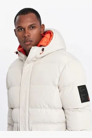 Ombre Clothing Winterjacke Sportliche, warme Herrenjacke mit doppelter Kapuze - Verkäufer: