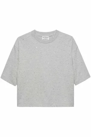 Catwalk Junkie T-Shirt – Locker geschnittenes T-Shirt mit Strasssteinen - Verkäufer: Schneider Fashion Store