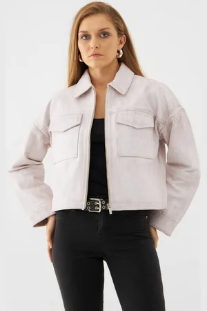 Bolongaro Lederjacke DAISY Weiches Leder, gewalktes Finish, Taschendetails - Verkäufer: GoJungo GmbH