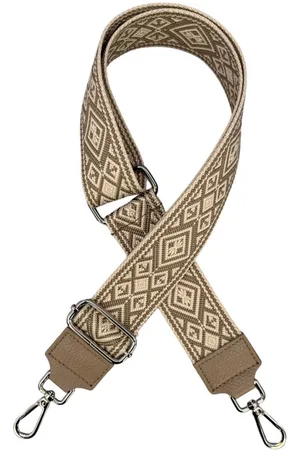 Adel Bags Schulterriemen Taschengurt Taupe, Verstellbarer Taschenriemen, 5cm Breit hergestellt in Italien - Verkäufer: