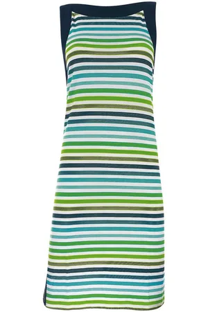 Sunflair Strandkleid Beach Basic Blue & Turquoise Strip ärmelloses Strandkleid - Verkäufer: Bademoden & Dessousinsel