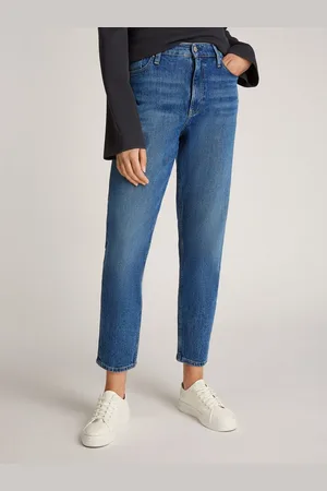 Calvin Klein Mom-Jeans MOM JEAN mit Coinpocket, Logodruck