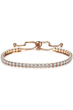 Karma Armband Damenarmband Strass Gold Silber Rosé Metall Damen modern Damenschmuck (Geschenk für Sie Armschmuck), Strassarmband Strasssteine Metallarmband - Verkäufer: Sanixa